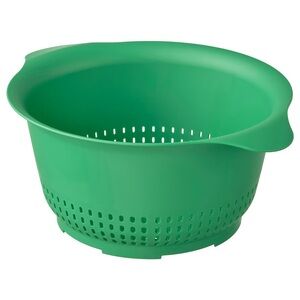 Green Plastic Colander